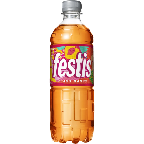 Festis Peach Mango Fruit Drink (Swedish)   16.9fl.oz (500ml)   tastydaily