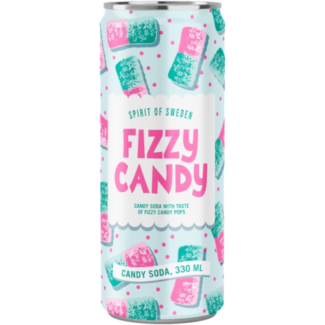 Fizzy Candy Flavoured Soda (Swedish)   11.2fl.oz (330ml)   tastydaily