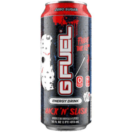 G FUEL   Friday The 13th Hack N  Slash Zero Sugar Energy Drink   16fl.oz (473ml)   tastydaily