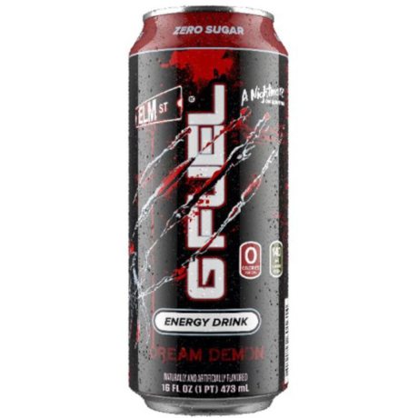 G FUEL   A Nightmare On Elm Street Dream Demon Zero Sugar Energy Drink   16fl.oz (473ml)   tastydaily