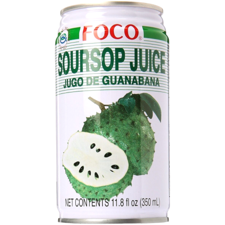 Foco Soursop Nectar Juice (Thailand)   11.8fl.oz (350ml)   tastydaily
