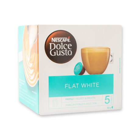 Nescafe Dolce Gusto Flat White Pods 11.7g x 16 Pack
