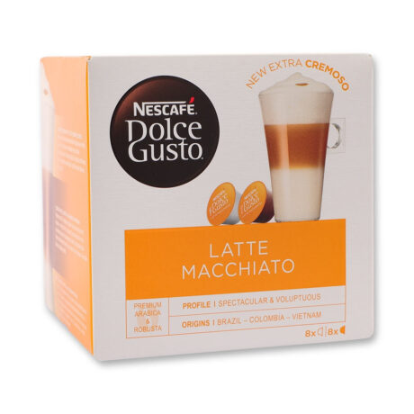 Nescafe Dolce Gusto Latte Macchiato Pods 11.4g x 16 Pack
