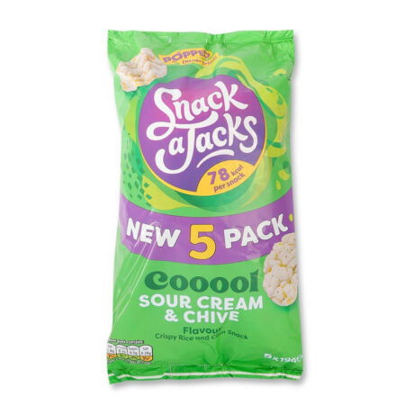 Snack A Jack Sour Cream & Chive 19g x 5 Pack