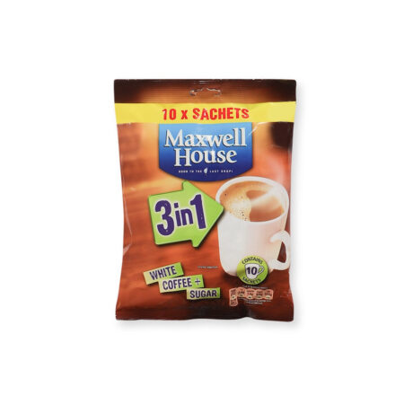 Maxwell House 3 in 1 Coffee Sachets 15.2g x 10 Pack