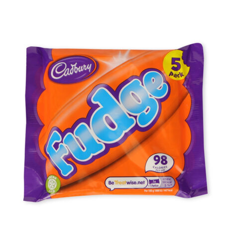 Cadbury Fudge Chocolate Bars 22g x 5 Pack