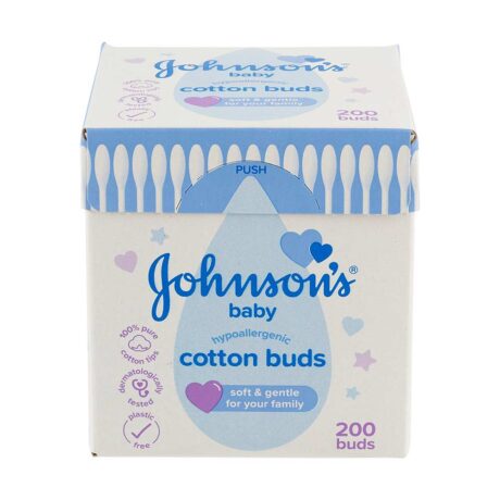 Johnson's Baby Hypoallergenic Cotton Buds 200 Pack