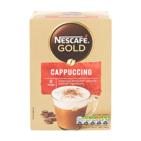 Nescafe Gold Cappuccino Sachet 15.5g x 8 Pack