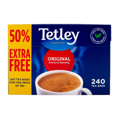 Tetley 240 Tea Bags 375g
