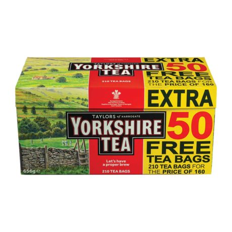 Yorkshire Tea Original Tea Bags 656g (210 Pack)