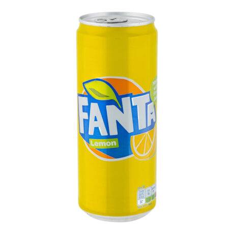 Fanta Lemon Soft Drink Can 330ml
