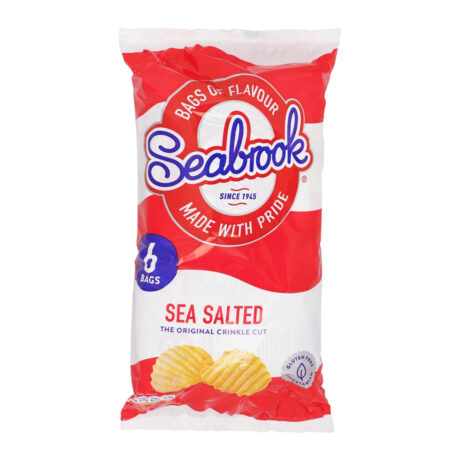 Seabrook Sea Salted Crisps 6 Pack