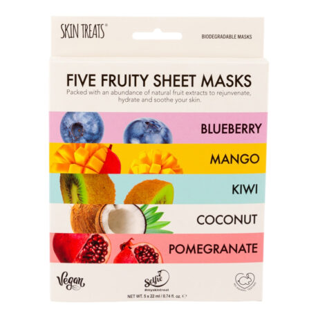 Skin Treats Hydrating Fruity Sheet Masks 5 Pack