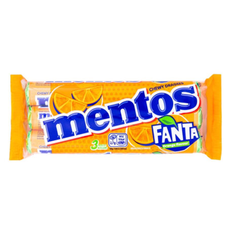 Mentos Fanta Orange 38g x 3 Pack