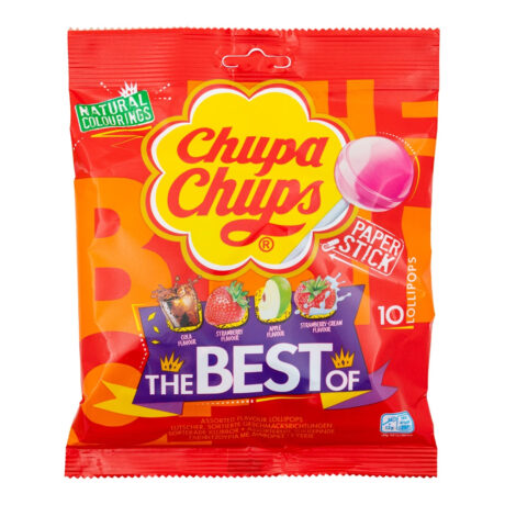 Chupa Chups Lollipops The Best Of 120g (10 Pack)