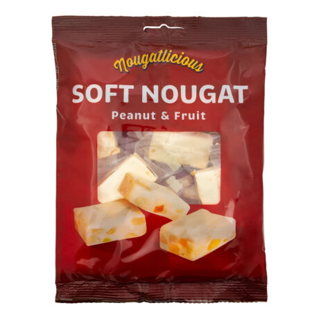 Soft Nougat Peanut & Fruit 130g