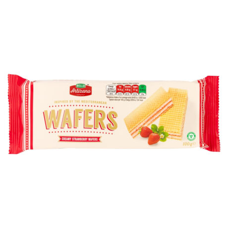 Bello Artizano Wafers Creamy Strawberry 100g