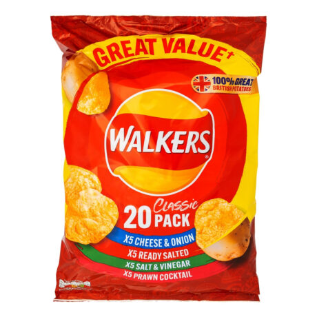 Walkers Variety Crisps 20 x 25g Pack