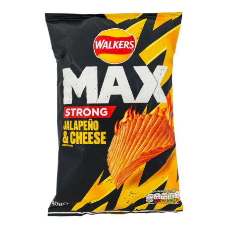 Walkers Max Strong Jalapeno & Cheese - 140G