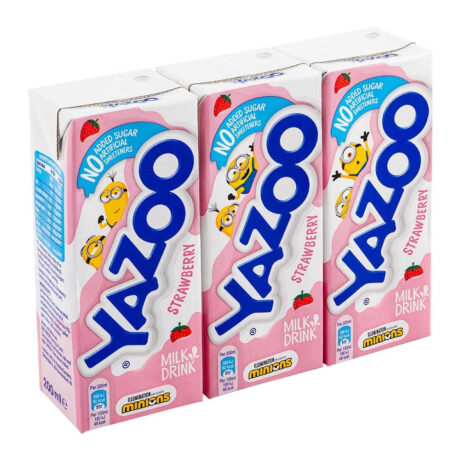 Yazoo Milk Drink Strawberry 200ml x 3 Pack