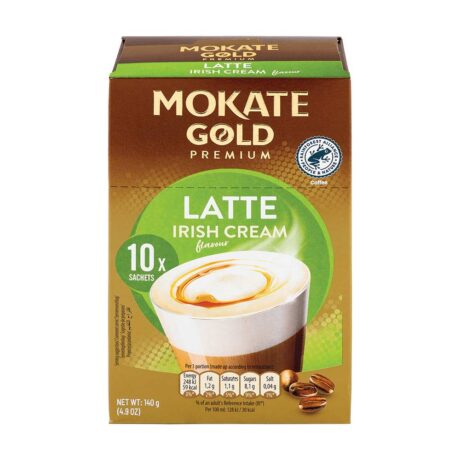 Mokate Gold Premium Irish Cream Latte Sachets 14g x 10 Pack