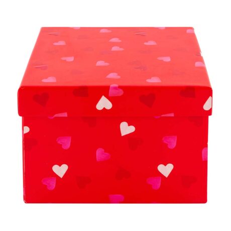 Valentine's Day Heart Gift Box - Red