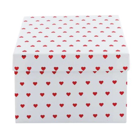 Valentine's Day Heart Gift Box - White