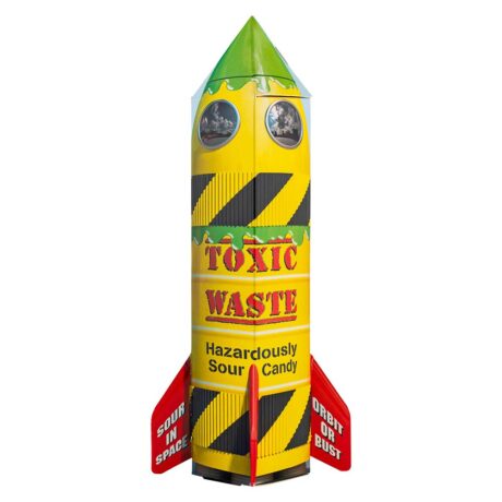 Toxic Waste Sour Candy Rocket 126g
