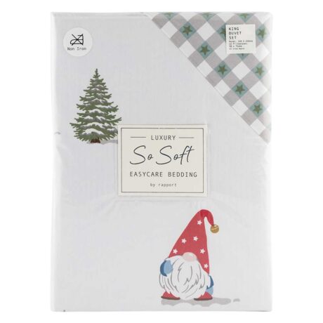 Christmas Duvet Set With 2 Pillowcases King