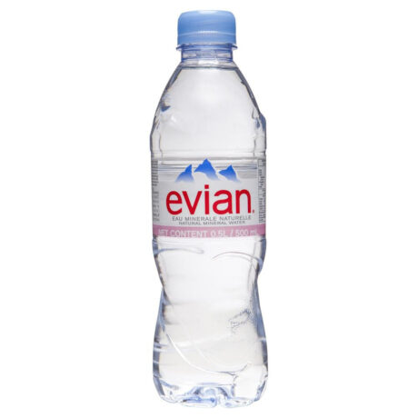 Evian Natural Mineral Water Bottle 500ml