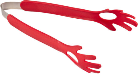 9 Inch Red Food Tongs