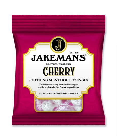 Jakemans Soothing Menthol Lozenges Cherry 73g