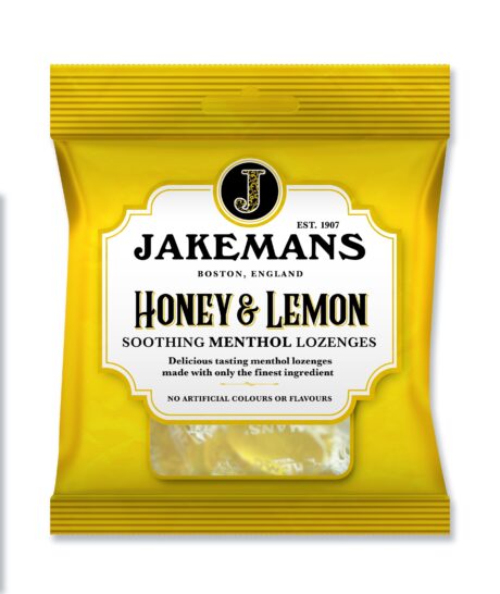 Jakemans Soothing Menthol Lozenges Honey & Lemon 73g