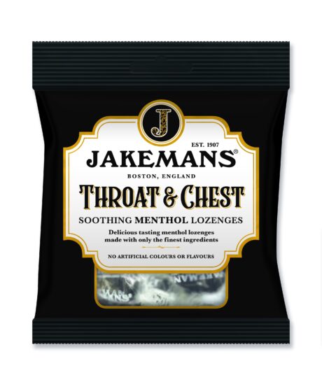 Jakemans Throat & Chest Soothing Menthol Lozenges 100g