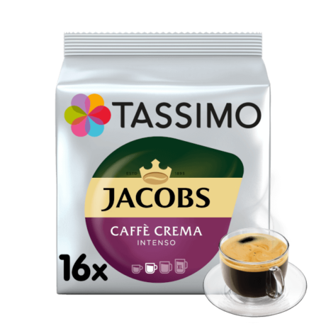 Tassimo Jacobs Caffe Crema Intenso Pods 132.8g (16 Pack)